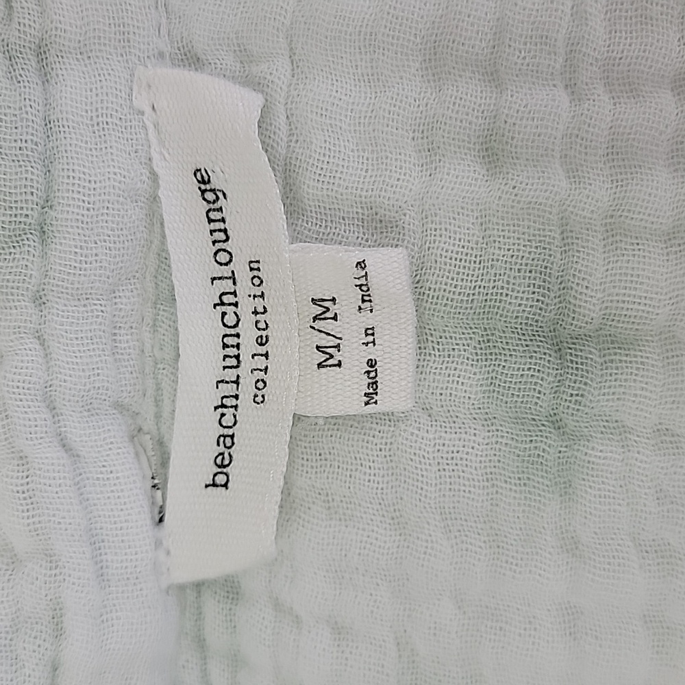 Beachlunchlounge James Tie Dyed Puckered Gauze Shirt szM BinD - Picture 5 of 11